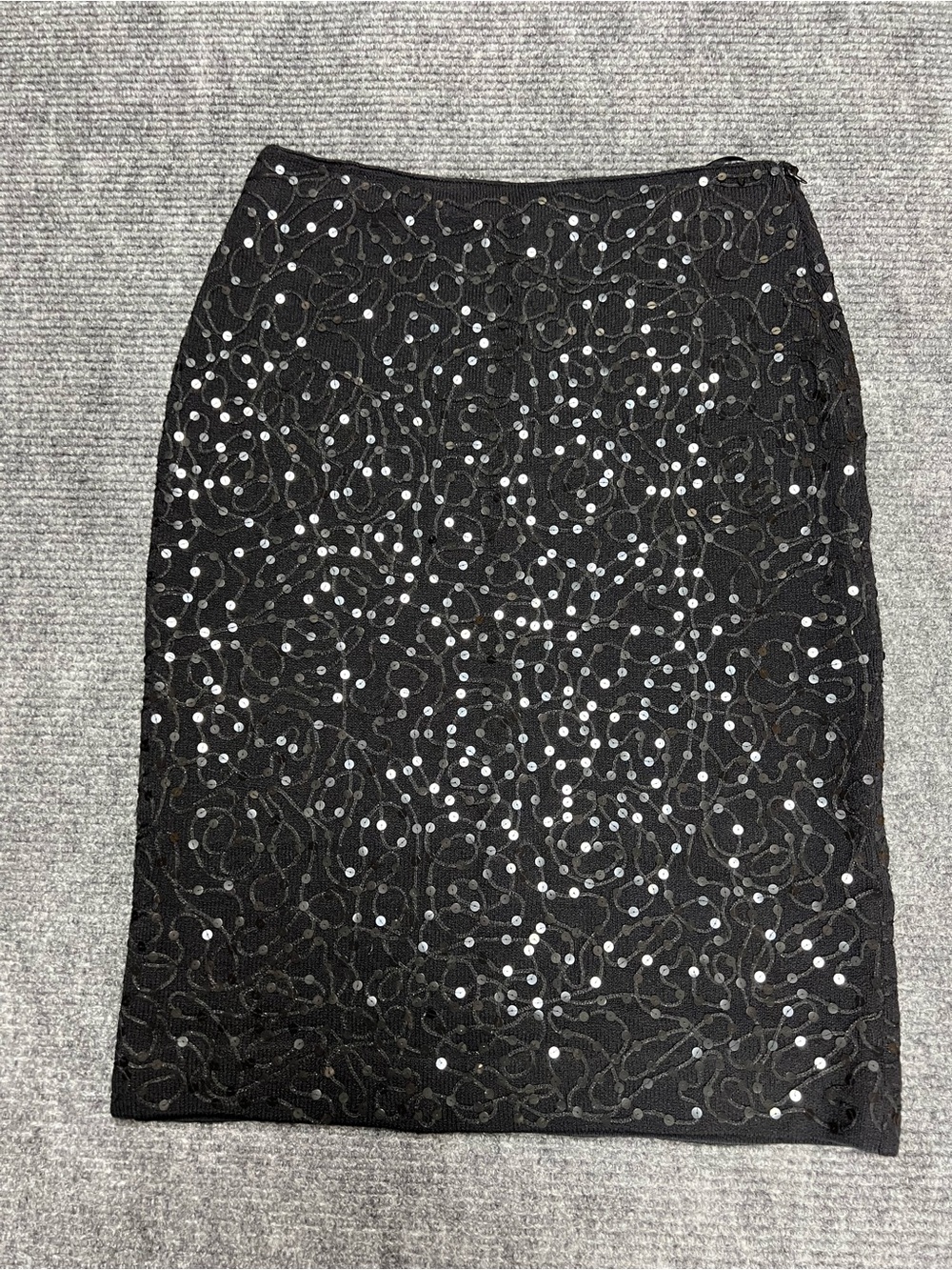 St. John Black Evening Skirt